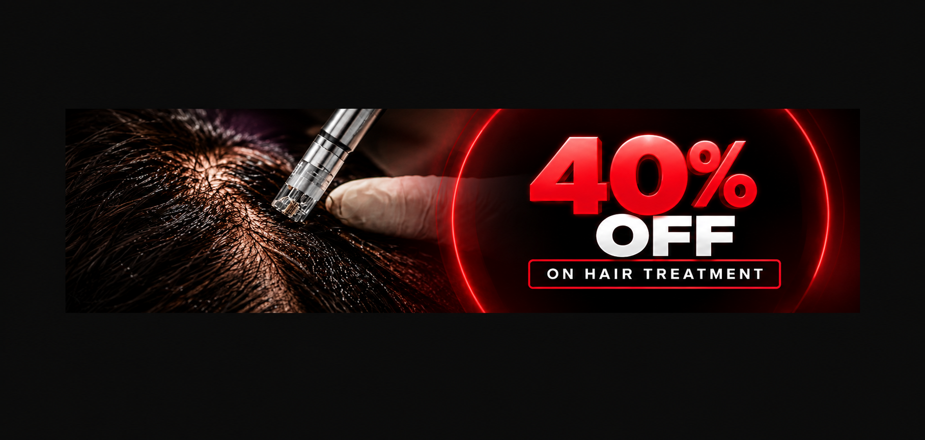 40% off hair treatment services