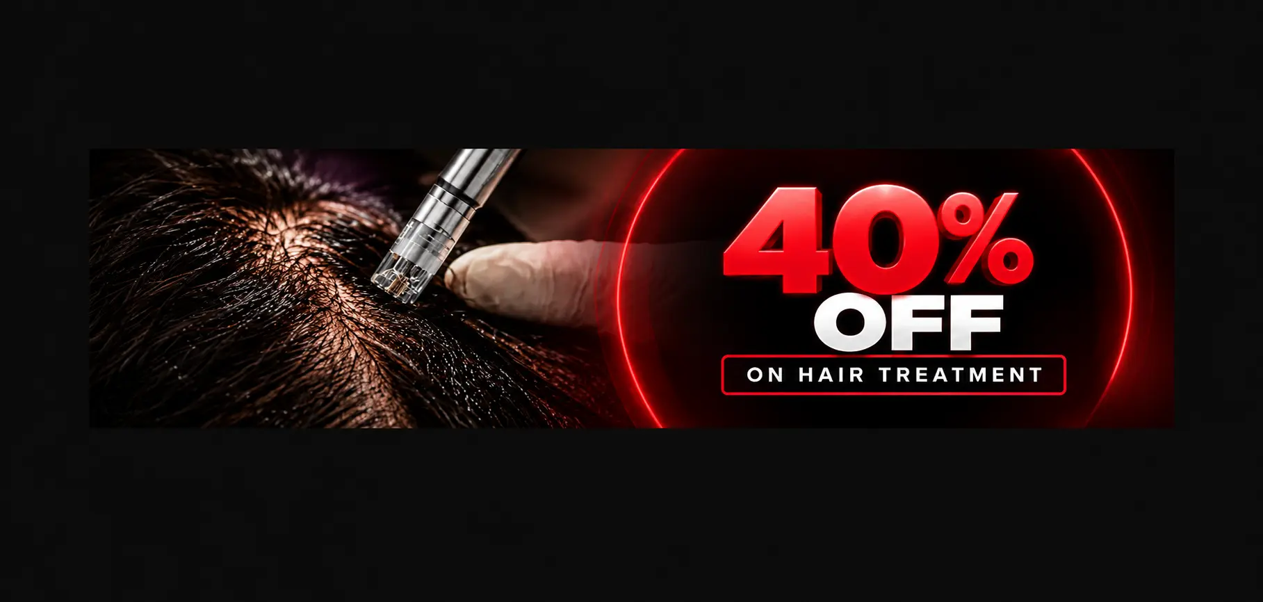 40% off hair treatment services
