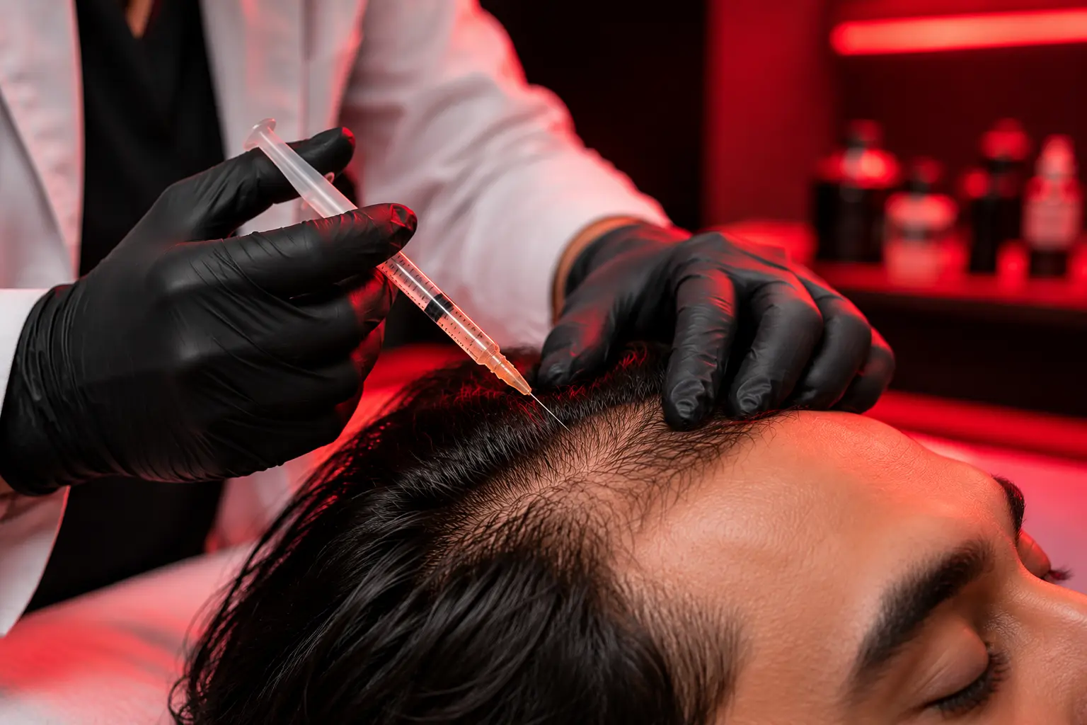 Mesotherapy scalp treatment for hair thinning at PlasmaXpert in Kochi