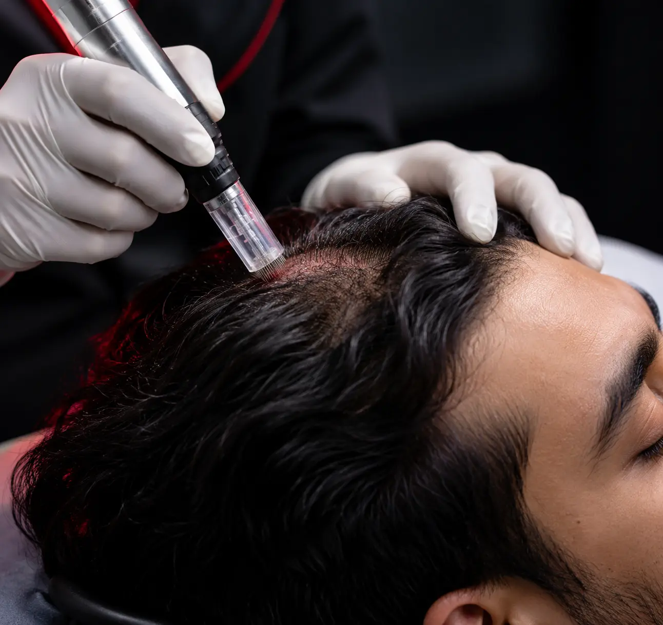 Microneedling hair treatment in Kochi at PlasmaXpert